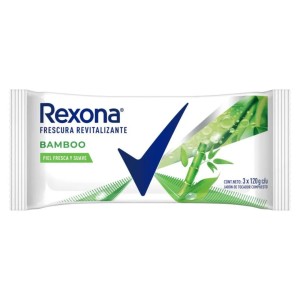REXONA JABON DE TOCADOR 120g x 3 BAMBOO FRESH